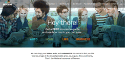 Desktop Screenshot of modeneinsurance.com